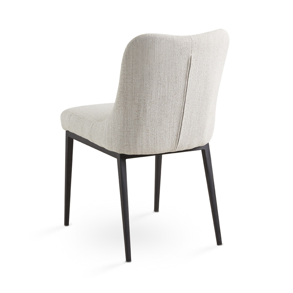 Maverick Dining Chair: Beige Linen